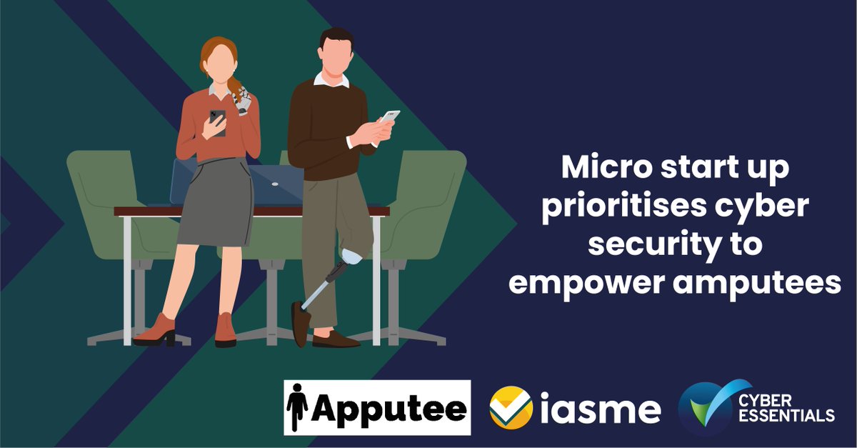 We spoke with the founder of <a href="/ApputeeApp/">Apputee</a> about their journey to achieving #CyberEssentials Plus through the Funded Cyber Essentials Programme, with support from RB Consultancy Ltd. 🤝

Find out why cyber security was a priority from day one 👉 iasme.co.uk/articles/micro…