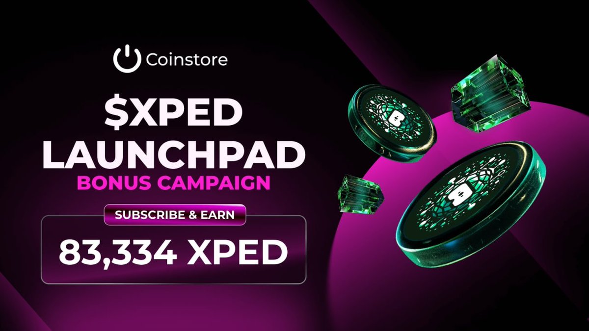🎉 $XPED Launchpad Bonus Campaign is HERE! 

📅 July 1st, 2025 @ 12:00 - July 3rd, 2025 @ 18:00 (UTC+8)

🔥 Join the Activities to Win Prizes Worth 83,334 XPED!

1️⃣ Subscribe and Earn - Win 20,834 XPED Prize Pool!
2️⃣ New User Bonus - Earn 50,000 XPED Prize Pool!
3️⃣ Invite and