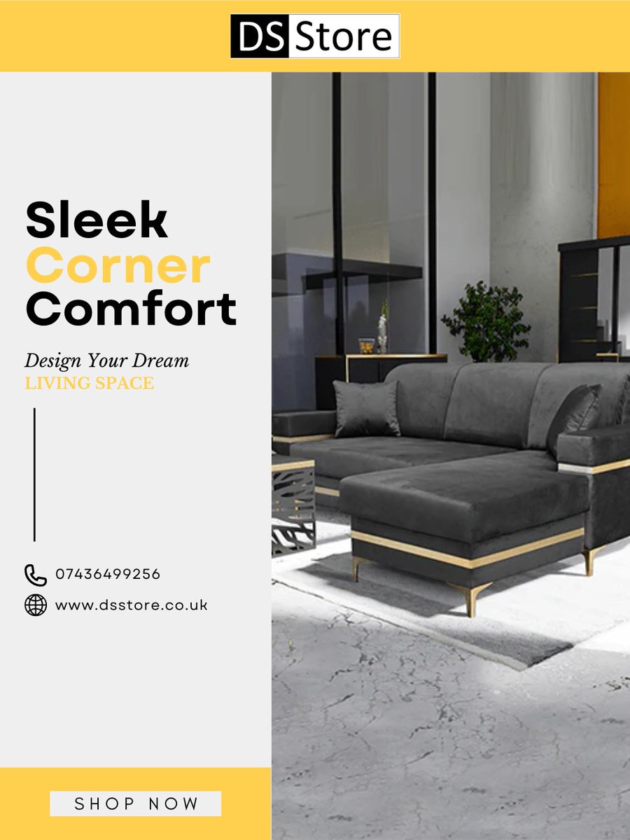 DSStoreUK's tweet image. Upgrade your space with our modern sofa beds 🛋️✨ Stylish seating by day, cosy sleeping by night, perfect for every home. Comfort and design, crafted for your lifestyle. Ready to transform your living room?

dsstore.co.uk

#DSStore #SofaBed #ModernFurniture #UKHomes