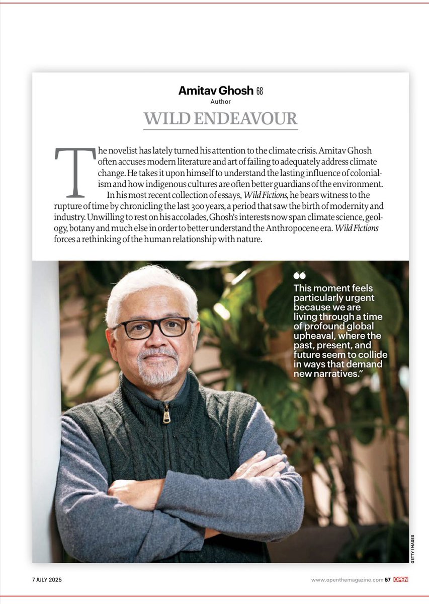 ‘In his most recent collection of essays, #WildFictions, <a href="/GhoshAmitav/">Amitav Ghosh</a> bears witness to the rupture of time by chronicling the last 300 years, a period that saw the birth of modernity and industry.’

Read <a href="/Openthemag/">Open Magazine</a>’s feature on #AmitavGhosh’s latest! 

#READWithHarperCollins