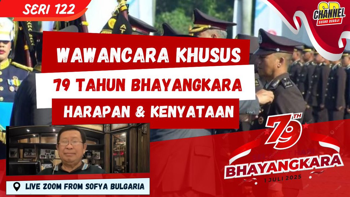 susno2g's tweet image. WAWANCARA KHUSUS 79 TAHUN BHAYANGKARA : HARAPAN & KENYATAAN youtu.be/uakG_wvOr3w?si… lewat @YouTube