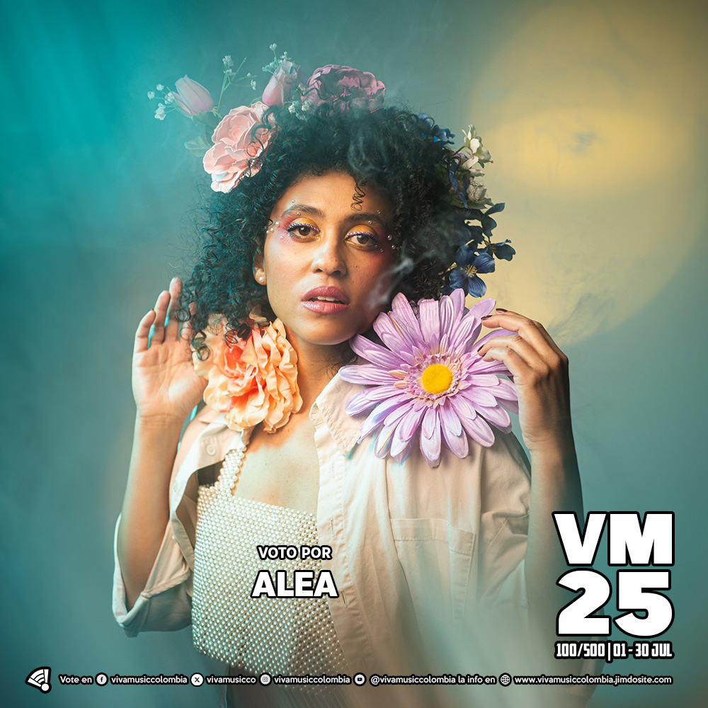 [LA GRAN VOTACIÓN] Voto por <a href="/alealeamusic/">Alea</a> en los #VivaMusic25 1 RT son 3 votos, cada Me gusta y Respuesta son 1 voto. También se puede votar en facebook.com/vivamusiccolom… instagram.com/vivamusiccolom… youtube.com/@vivamusiccolo… Cubrimiento, instrucciones y resultados  vivamusiccolombia.jimdosite.com