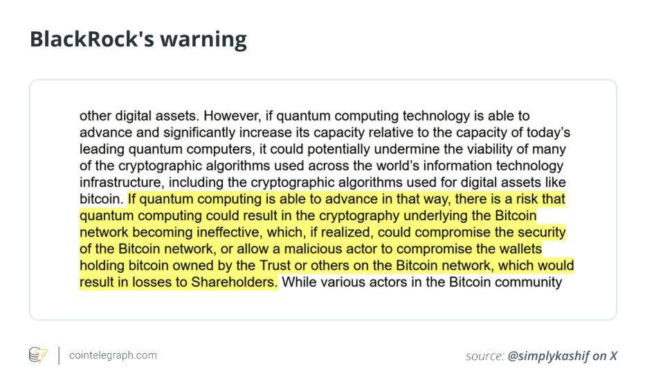 <a href="/BlackRock/">BlackRock</a>'s warning is clear: quantum computers could one day crack the cryptography behind millions of wallets.

Qubit is building quantum-safe infrastructure so crypto can thrive in the quantum era.

Future-proof your keys with Qubit before the future tries to hack them.