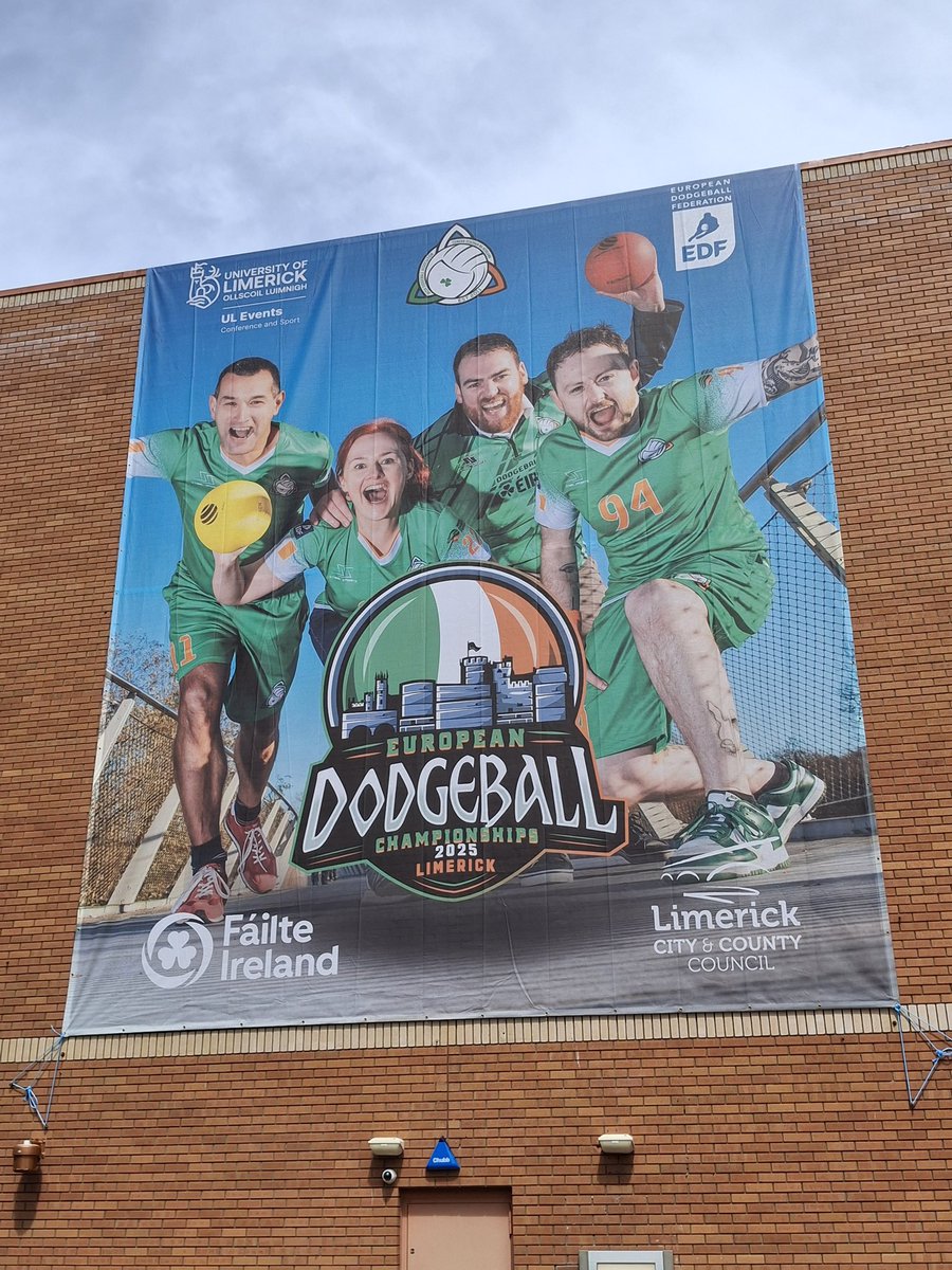 Shannon Region Conference & Sports Bureau (@shannon_region) on Twitter photo Last week saw the largest European Dodgeball Championships ever took place <a href="/UL/">University Of Limerick</a> with over 700 athletes from 21 nations.
We were delighted to support this event along with UL Events <a href="/LimerickCouncil/">Limerick Council - Comhairle Luimnigh</a> & <a href="/Failte_Ireland/">Fáilte Ireland</a>
#sportstourism #dodgeball #makeitireland #makeitshannon Last week saw the largest European Dodgeball Championships ever took place <a href="/UL/">University Of Limerick</a> with over 700 athletes from 21 nations.
We were delighted to support this event along with UL Events <a href="/LimerickCouncil/">Limerick Council - Comhairle Luimnigh</a> & <a href="/Failte_Ireland/">Fáilte Ireland</a>
#sportstourism #dodgeball #makeitireland #makeitshannon