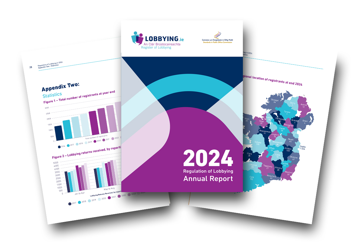 Standards in Public Office Commission publishes its 2024 Annual Report under the Regulation of Lobbying Act.

lobbying.ie/reports-statis…
