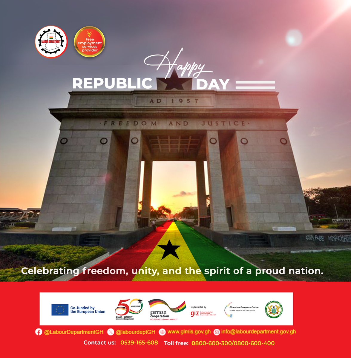 Happy Republic Day, Ghana! 🇬🇭