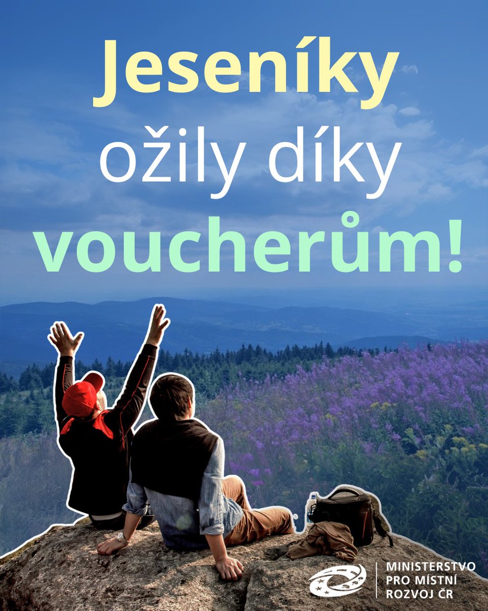 MMR ČR (@mistnirozvoj) on Twitter photo Podpora Ministerstva pro místní rozvoj ve spolupráci s Olomouckým a <a href="/KrajMsk/">Moravskoslezský kraj</a> do Jeseníků přilákala více než 16 tisíc lidí. Program turistických voucherů pro Jeseníky pomohl regionu vydělat až 290 milionů korun.
Lidé utráceli za ubytování, jídlo, služby i zážitky, a tím významně Podpora Ministerstva pro místní rozvoj ve spolupráci s Olomouckým a <a href="/KrajMsk/">Moravskoslezský kraj</a> do Jeseníků přilákala více než 16 tisíc lidí. Program turistických voucherů pro Jeseníky pomohl regionu vydělat až 290 milionů korun.
Lidé utráceli za ubytování, jídlo, služby i zážitky, a tím významně
