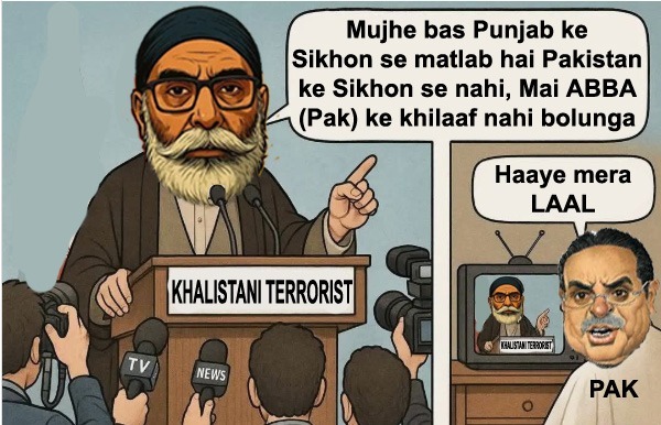 Pannun crying crocodile tears for Sikhs' safety in India while staying silent on targeted killings of Sikhs in Pakistan. Shows exactly where his loyalties (and paychecks) come from. Cowardice dressed as activism. #ExposedCheater #Khalistan