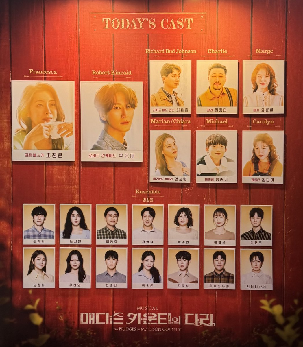 dddomo_'s tweet photo. 250701 뮤지컬 매디슨 카운티의 다리 자첫

오랜만에 본진❣️ https://t.co/6OhrI7FNCW
