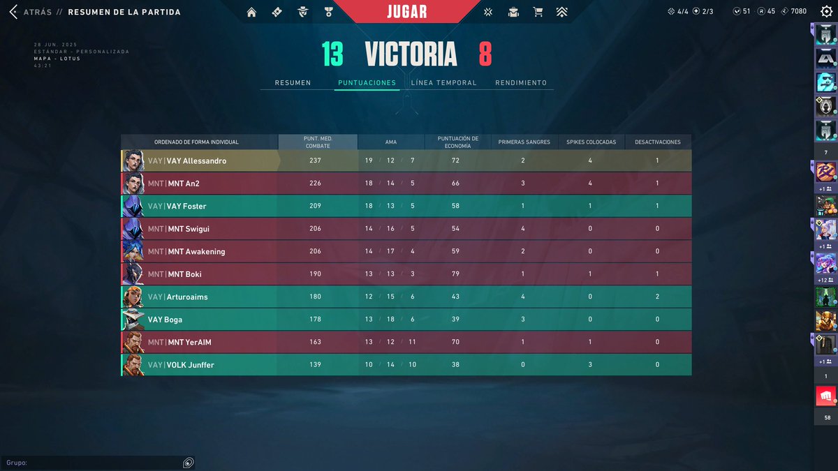 Allessandro (@allessandro_03) on Twitter photo No había podido subir nada antes por algunos problemas, pero ya está todo bien. Gracias de corazón al equipo de <a href="/eSportsVAY/">VAY eSports</a> , a mis compis y a todos los que nos apoyaron en el evento. <a href="/arturoaims/">VAY Arturo</a> fue el MVP del torneo y yo lo fui en el ultimo mapa. Estoy muy orgulloso de todos. No había podido subir nada antes por algunos problemas, pero ya está todo bien. Gracias de corazón al equipo de <a href="/eSportsVAY/">VAY eSports</a> , a mis compis y a todos los que nos apoyaron en el evento. <a href="/arturoaims/">VAY Arturo</a> fue el MVP del torneo y yo lo fui en el ultimo mapa. Estoy muy orgulloso de todos.