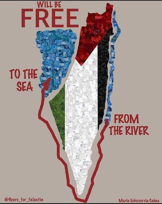 From the river to the sea, #Palestine will be free 🇵🇸