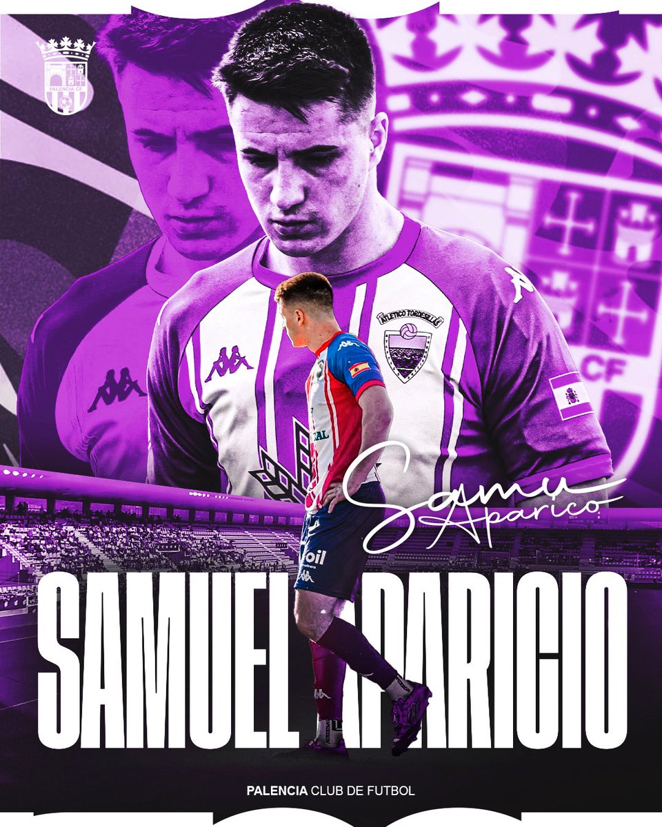 OFICIAL | FICHAJE

El Palencia CF incorpora a Samuel Aparicio (23 años), extremo vertical y desequilibrante que llega tras brillar en el Atlético Tordesillas.

✅ 6 goles
✅ 8 asistencias
🔥 Jugador más decisivo en ataque del equipo vallisoletano.

¡Bienvenido, Samuel! 💜