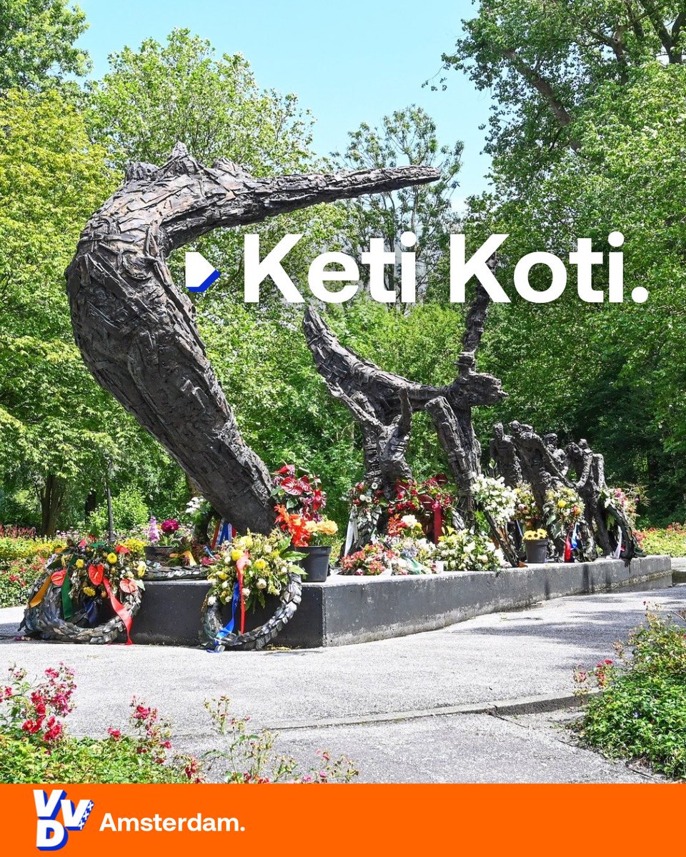 VVDAmsterdam's tweet image. Vandaag, op 1 juli, is het Keti Koti.
Het is de jaarlijkse herdenking en viering van de afschaffing van de slavernij. Met een diverse stad als Amsterdam is het in het bijzonder belangrijk om hierbij stil te staan. Wij wensen alle Amsterdammers een mooie viering toe.