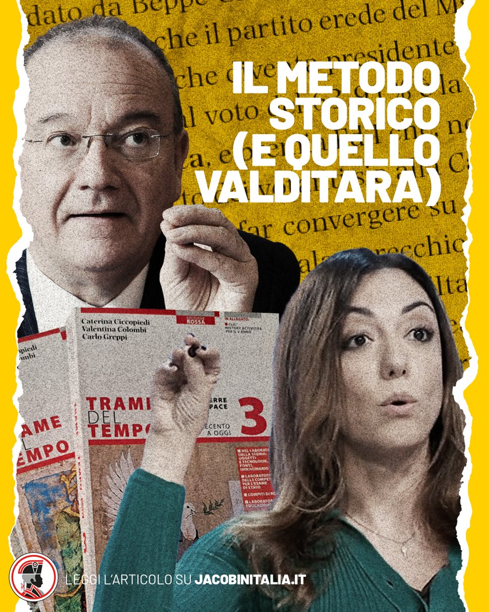 Se ci sono forze politiche i cui militanti esprimono nostalgie fasciste e se ci sono fonti che lo documentano, lo storico ha il dovere di dire che le cose stanno così

👉 jacobinitalia.it/il-metodo-stor…