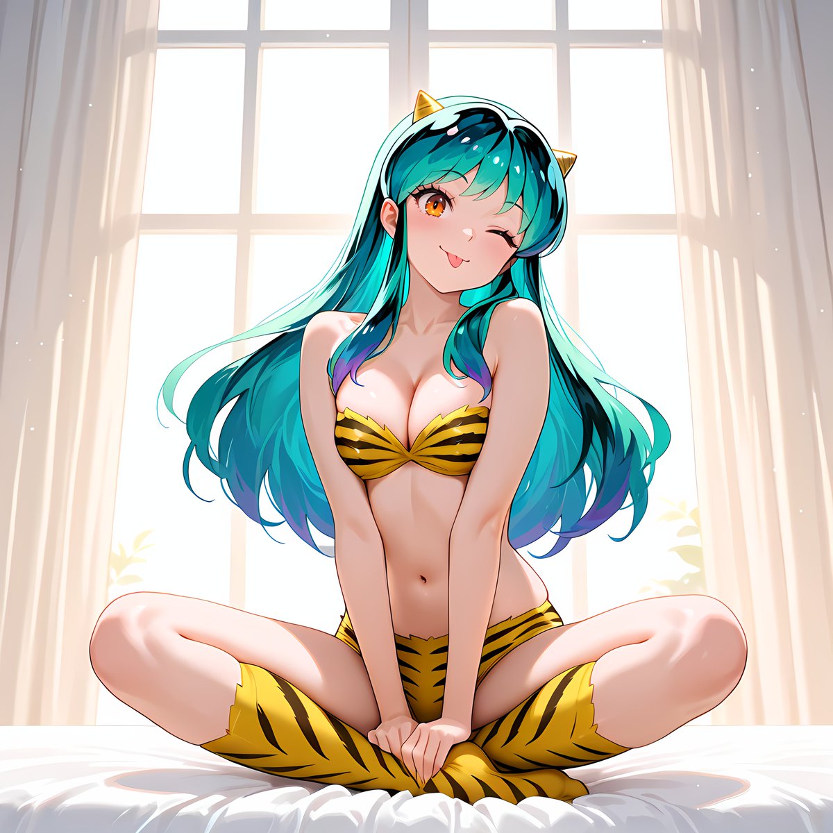 個人的に好きなキャラ　（再投稿）
ラムちゃん応援！ 非公式イメージ
#AIイラスト #ラム #うる星やつら