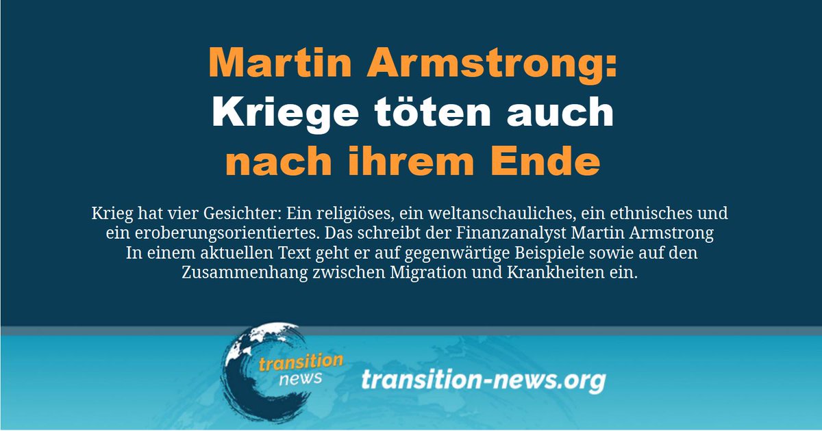 C_Transition2's tweet photo. In einem aktuellen Beitrag geht der #Finanzanalyst Martin #Armstrong auf die Frage ein, warum sich der #Konflikt zwischen #Israel und dem #Iran von dem in der #Ukraine oder sogar jenem in Vietnam unterscheidet.
Weiterlesen ... (https://t.co/JZlgRqA7WK)
#transitionnews https://t.co/hNiVntaiMu