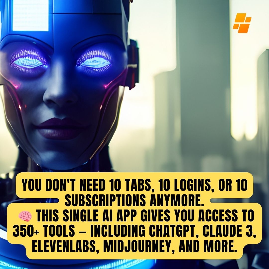 ai_xpresso's tweet photo. You don't need 10 tabs, 10 logins, or 10 subscriptions anymore.🧠 This single AI app gives you access to 350+ tools — including ChatGPT, Claude 3, ElevenLabs, MidJourney, and more. Save time & $$. Try now: https://t.co/ZaCivRe7ND
#AIToolbox #EveryAI #AIDashboard #aihelp #software https://t.co/Art61H45Xd
