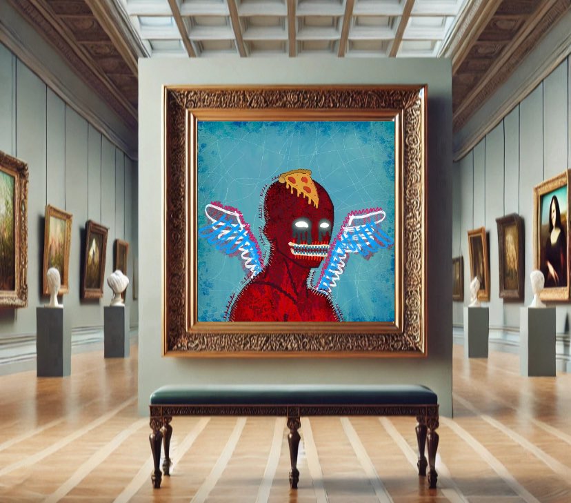 GM #Aeons 

Aeons of the Day, Day 326 #407

Ξxplore Art △▽

  🔺 Skin = Red Corals (285)

  🔻 Head = Pizza Slice (210)

  🔺 Eyes = Paperhand Tears (226)

  🔻 Mouth = Crocodile Teeth (206)

  🔺 Specialty = American Wings (308)

Holder <a href="/Sohahossain_/">SOHA</a>