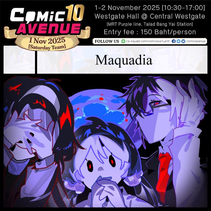 magOC29's tweet image. ติดบูธ #ComicAvenue10 แล้วค่ะ 😭🙏
ไปออกกับเพื่อนๆทั้งวันเสาร์&อาทิตย์เลย ฝากตัวด้วยนะคะ ✨
@kitapatmiya_
@puiiwhal_aq
@shark1ab
@raindollafter_
