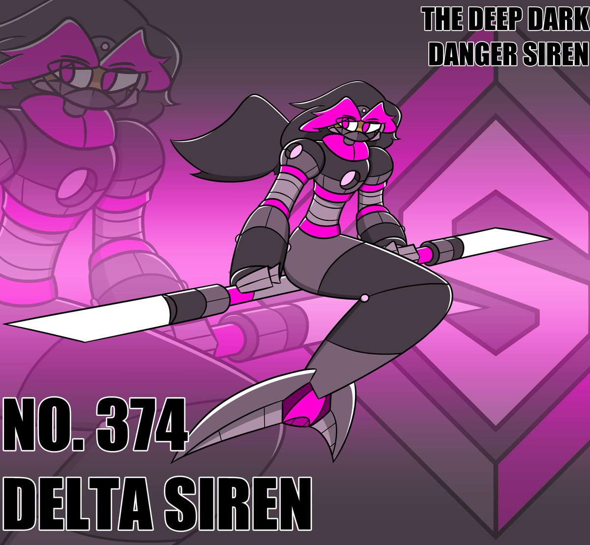 Salvo_Z_Mix's tweet image. Last oc done for the Artfight! The Deep Dark Wonder from Under! The Delta Siren! Has a bit more detail now and with a handheld weapon compared to the rest of the Mavericks which is a dual sided spear.

#MegaMan #MegaManX #Reploid #Robot #Mecha #OC #OCArt #OriginalCharacter