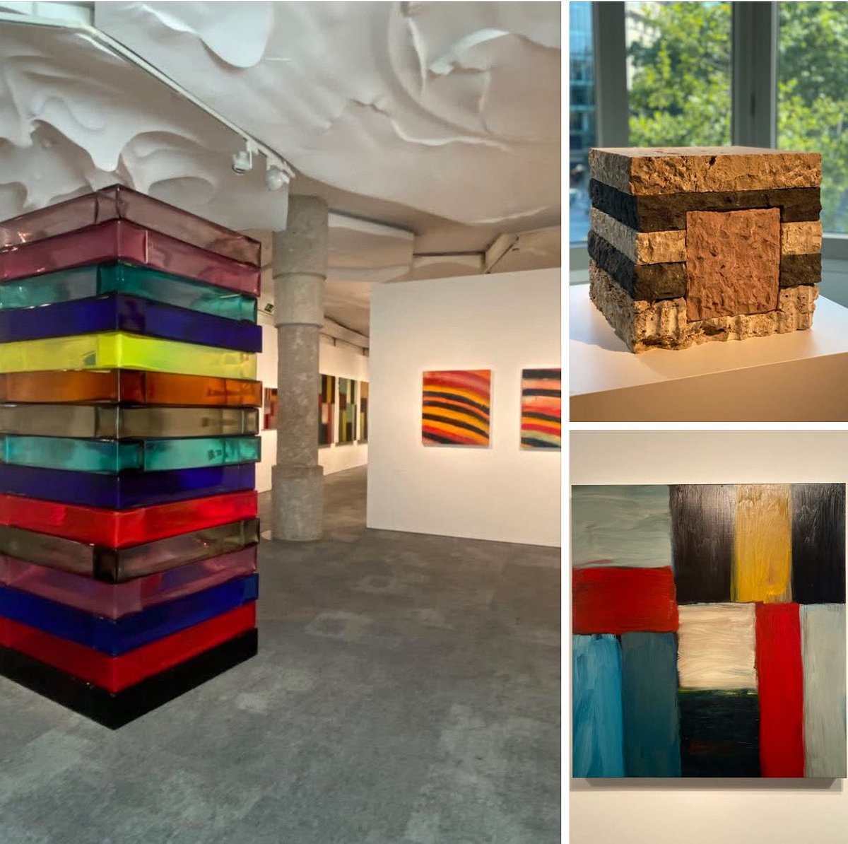 “Me enamoré de México porque me encantan la historia y los vestigios del paso de la humanidad…”
Espléndida retrospectiva de Sean Scully en la Pedrera. 
Si pueden… ¡no se la pierdan!