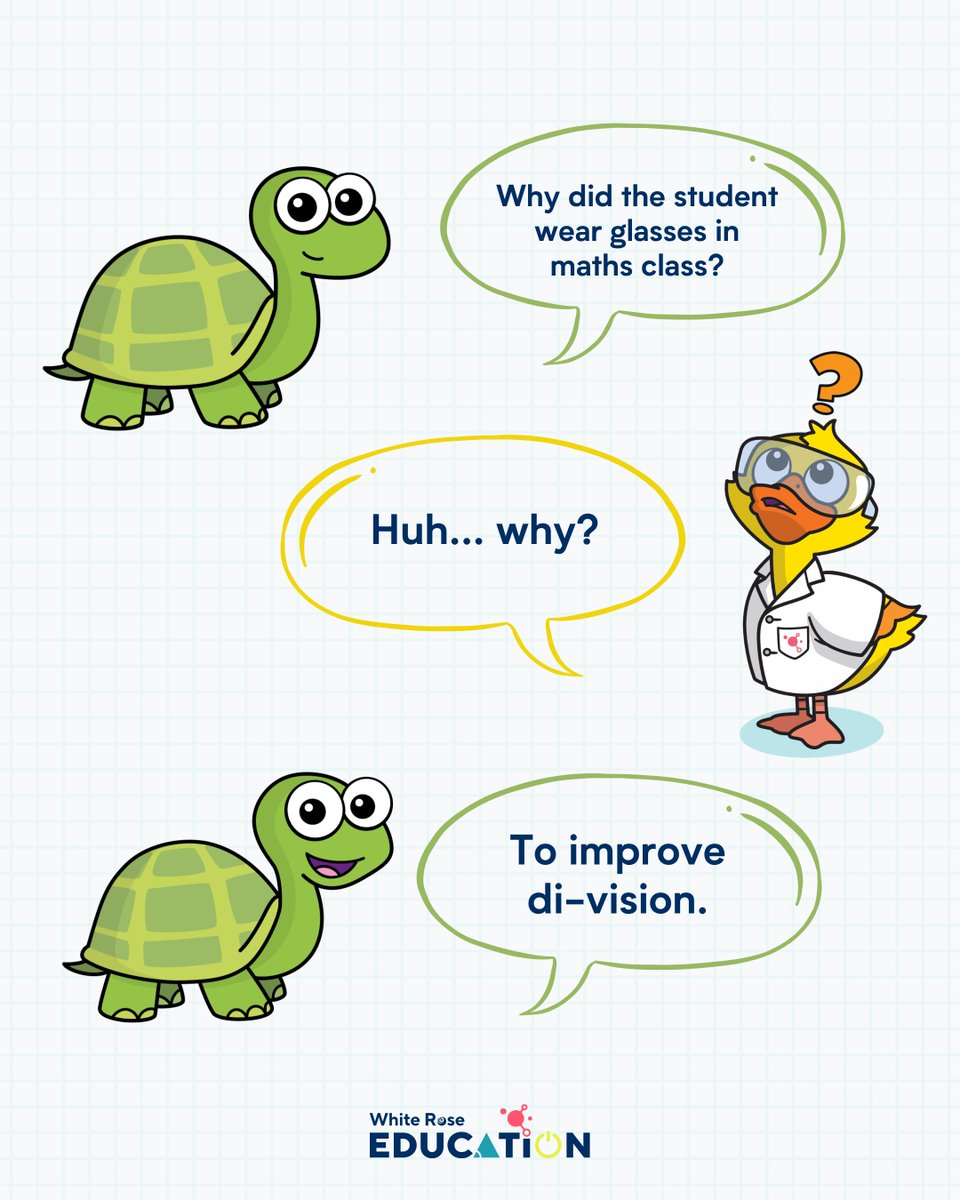 WhiteRoseEd's tweet image. Teachers, how would you mark these jokes on International Joke Day? 😆