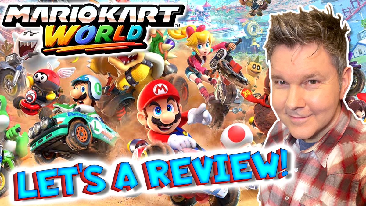 This is a big freakin’ game! Here’s <a href="/Victor_Lucas/">Victor Lucas</a> with his review on the run of #MarioKartWorld…

MARIO KART WORLD Review - A Nintendo Switch 2 Killer App? - Electric Playground
youtu.be/MO0eTh2cTYk