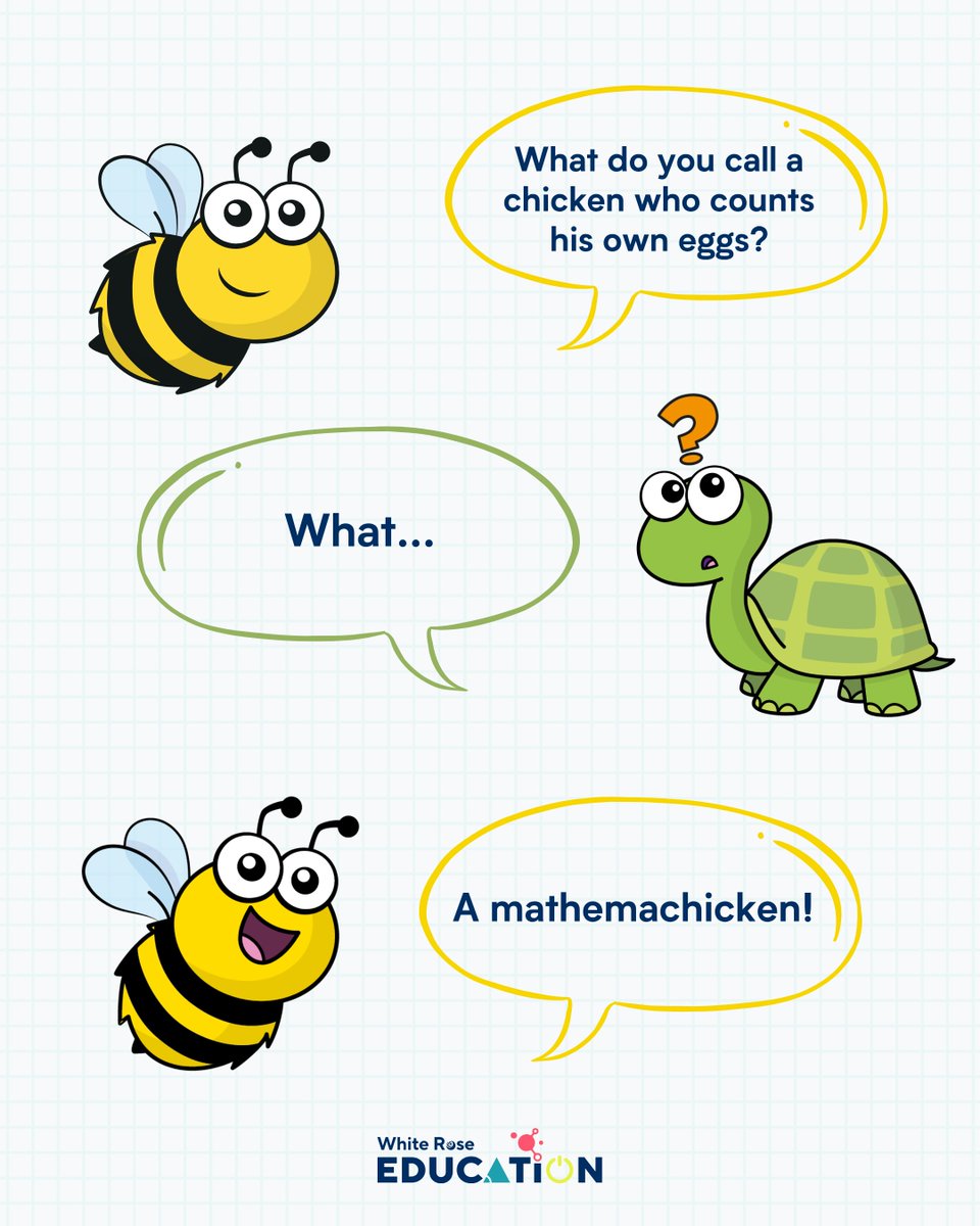 WhiteRoseEd's tweet image. Teachers, how would you mark these jokes on International Joke Day? 😆