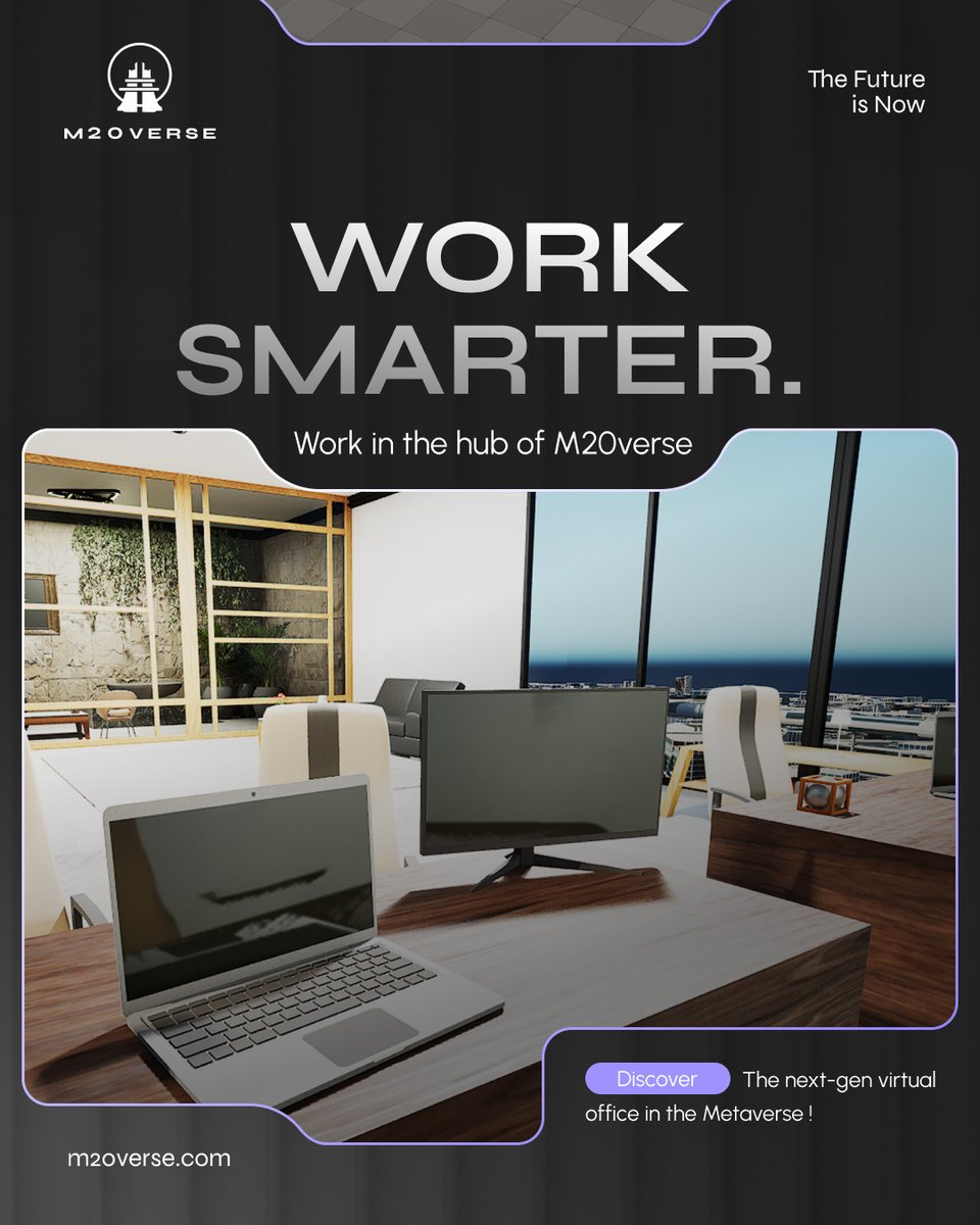 M20VERSE's tweet image. Let’s be real — the way we work has changed, but most “remote setups” haven’t kept up.

It’s not the future of work, it’s already happening !
And honestly? It works better.

Your desk is waiting in M20verse. Come take your spot.

#DigitalWorkspace #Web3Business
