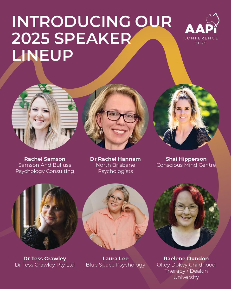 We’re beyond excited to introduce the powerful lineup of speakers joining us at AAPi 2025!

We’ll be spotlighting more speakers soon - but for now, take a scroll through the program and register while Early Bird is still on!

aapiconference.org.au/program/