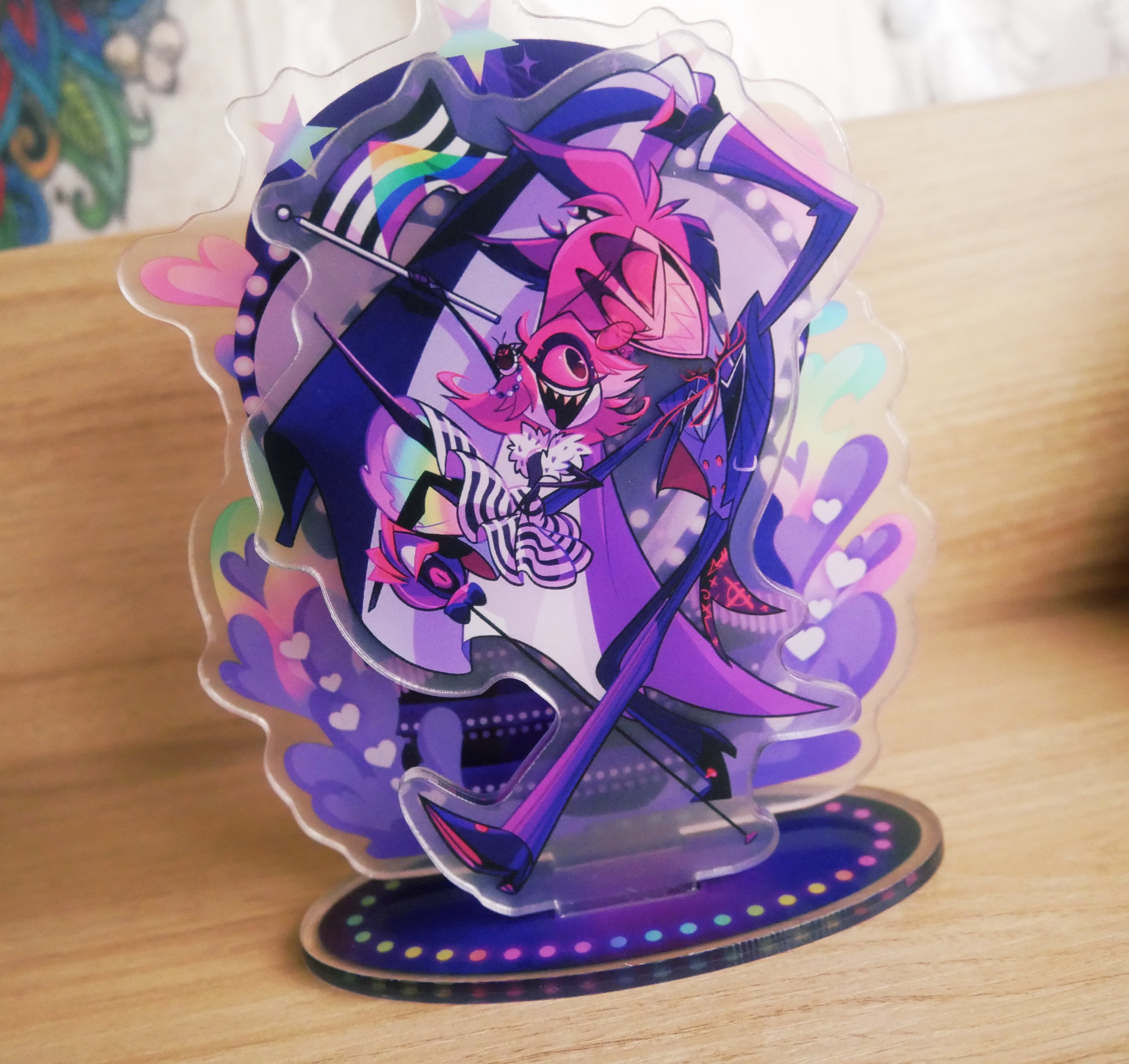 ハズビンホテル　アラスター　ニフティー　アクリルスタンド　プライド2025 Hazbin Hotel Pride 2025 Alastor & Niffty Acrylic Standee