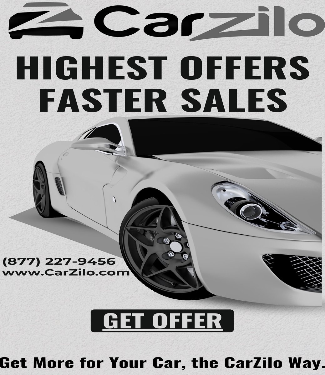 carzilo's tweet photo. Sell From Home. Get Paid Today.
🚗 No dealership visits. No pressure.
CarZilo lets you sell your car 100% online — from quote to payment.
📲 Tap, sell, and relax.
#sellmycar #mycarvalue #cashforcars https://t.co/sQLM8oNoCZ
