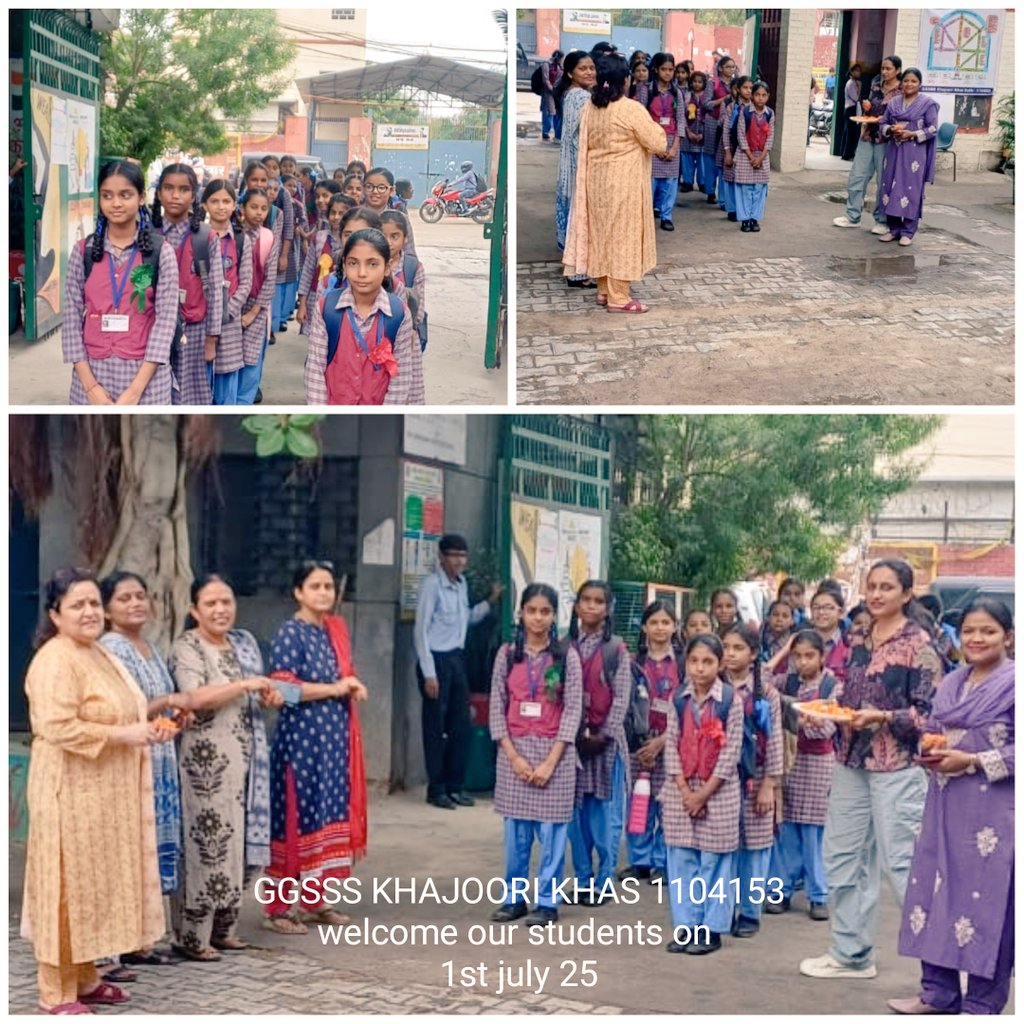 Warm welcome of our lovely students 
#Reopen
#schooltime
#July1st