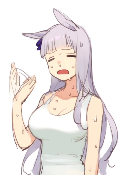 クーラーぶっこわれゴールドシップ 多分同棲とかしてる 「まだ業者こねェの? ゴルシちゃん溶けそうなんだけど」