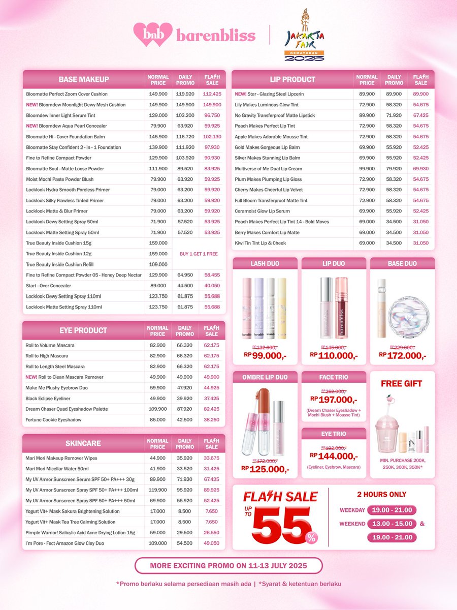 kapan lagi yakan bisa dapet BNB promo diskon 50% jangan sampe kelewatan ya guys. yuk gas ke jakarta international expo, kemayoran pada tanggal 19 june - 13 july 3025.