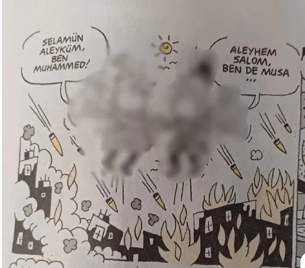 LeMan dergisinin Peygamber Efendimiz Hz. Muhammed (s.a.v.) ve Hz. Musa'ya yönelik yayımladığı çizimleri şiddetle kınıyoruz. 
Bu yapılan, ne mizah ne de basın özgürlüğüyle açıklanabilecek bir durumdur. Bu açıkça hadsizlik ve provokasyondur.Hukuk önünde mutlaka bedelini ödeyecekler