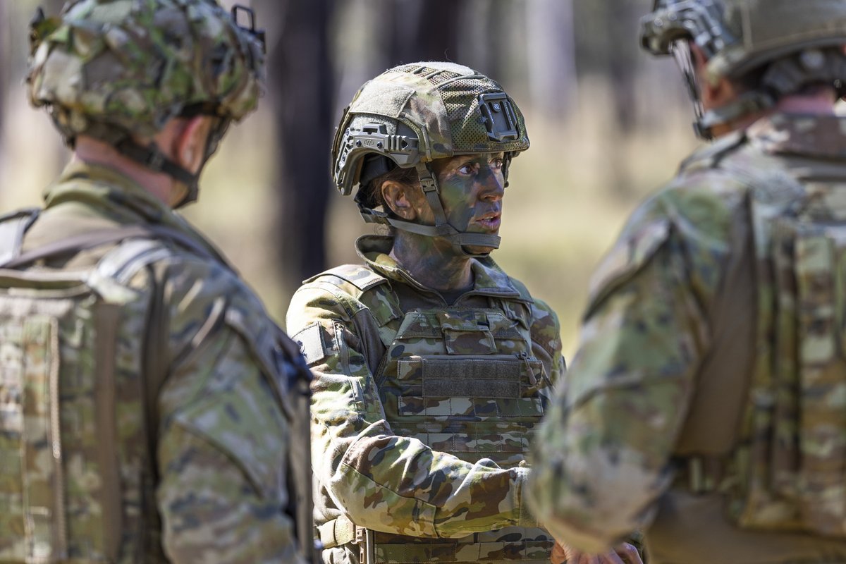 On the frontline! Commander Forces Command MAJGEN Ana Duncan AM, CSC has witnessed first hand the effectiveness of #AusArmy's Advanced Collective Training at the South Queensland Warfighter at Shoalwater Bay Training Area. #LandDomainTrainingSystem #TrainToWin #OurPeople #YourADF