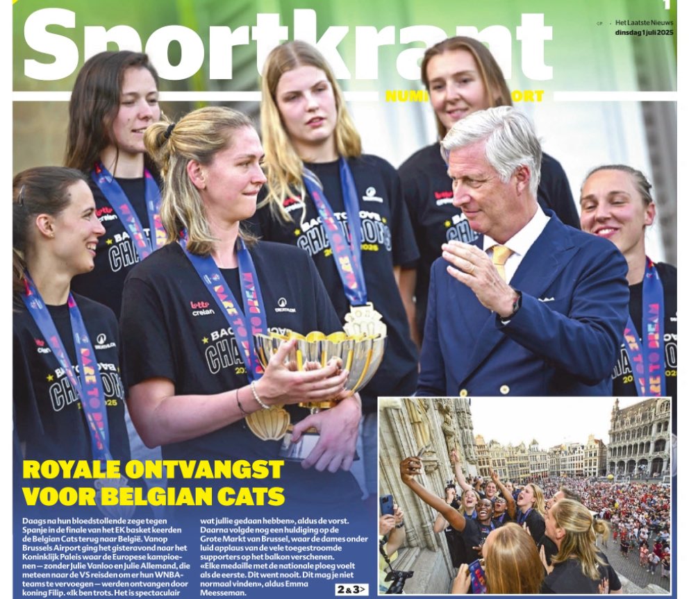 Hey <a href="/valkyries/">Golden State Valkyries</a>, you are not worth to be called sportsclub!
I can understand - although - you may not want <a href="/JulieVanlooOff/">Julie Vanloo</a> anymore.
But, it would have been « sporty » to tell her that before she jumped on a plane to San Francisco for an 18 hour voyage, after she won the European