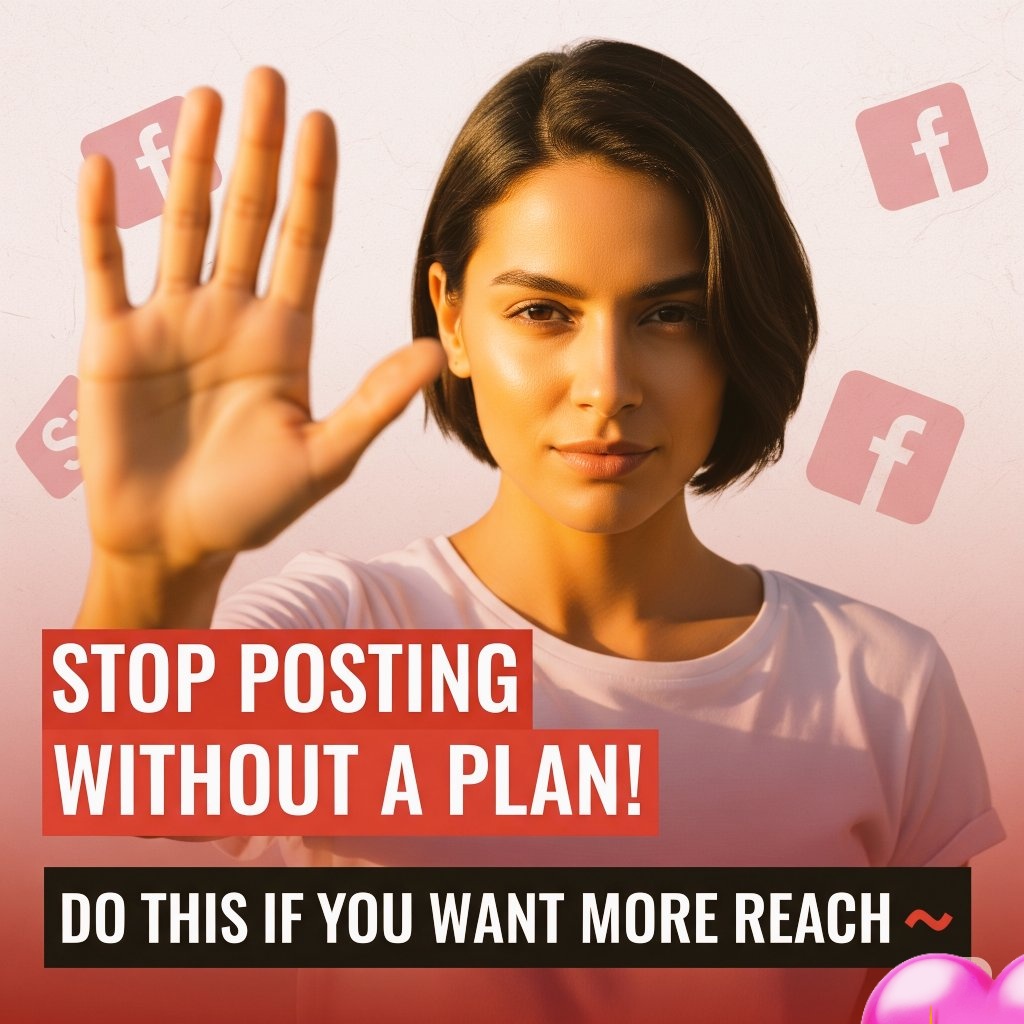 Still posting but getting no reach? 🥴
Here are 5 proven tips to fix your organic reach: 👇

1. First 1 hr = 🚀
2. Reels + face/voice = 📈
3. Comments = Growth
4. Post when followers are active⏰
5. Stories > Selling
Organic reach isn’t dead.
Lazy strategy is #SocialMediaStrategy