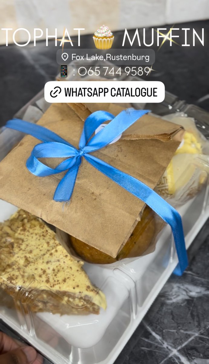 Keaobaka_M's tweet photo. Please support these two young ladies from FoxLake, Rustenburg. Their treats are soo good &amp; not too sweet, very soft and moist.🧁

Place your order here🍰:
https://t.co/uqbQsr065i

#RustenburgTwitter https://t.co/RqSd9EBN5U