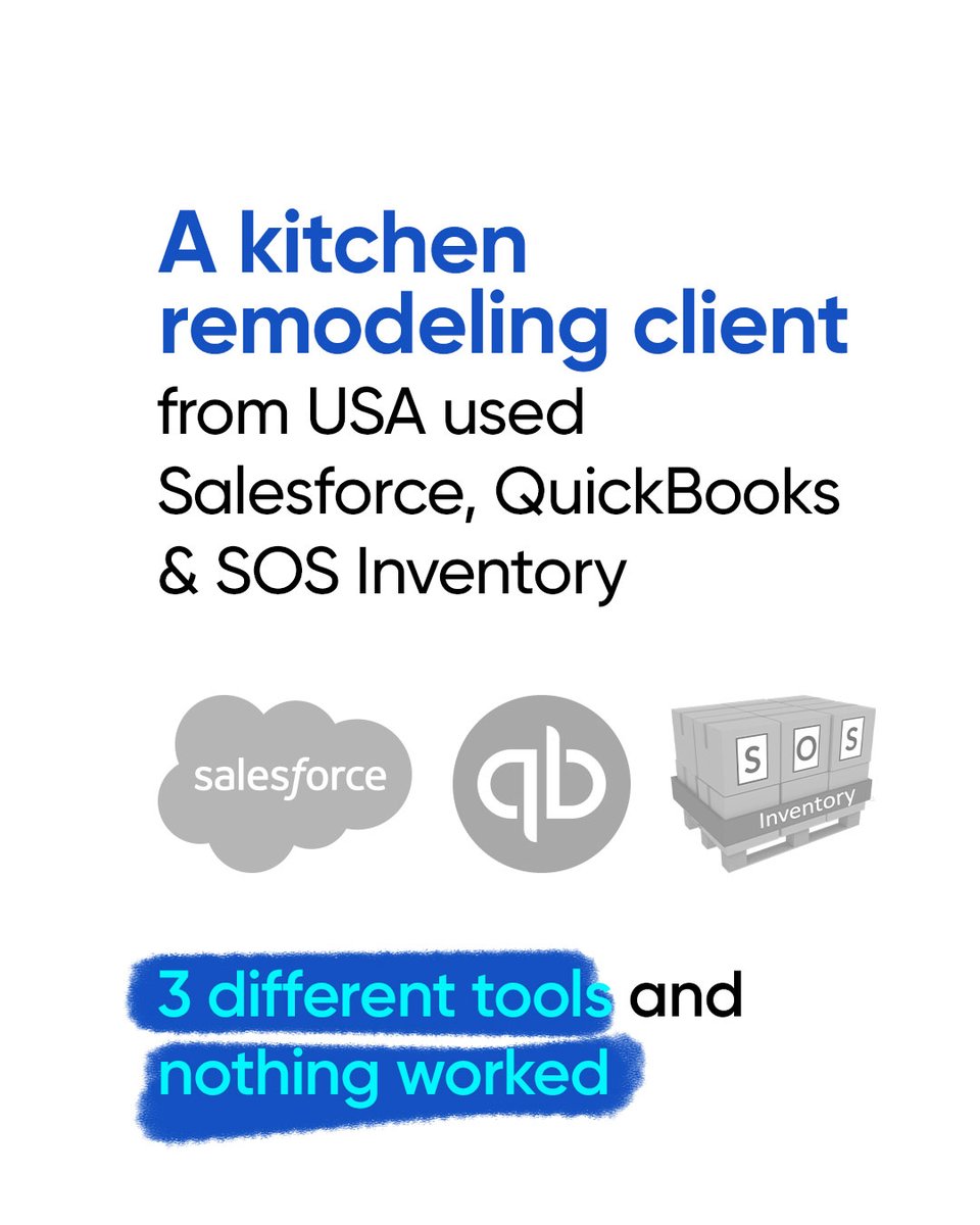 solviostech's tweet image. 🚨 Still juggling QuickBooks, Salesforce &amp;amp; SOS Inventory?

A U.S. kitchen remodeling biz came to us, drowning in tools, and we unified it all with ERPNext on Frappe Cloud.
Now? Everything flows in one tab. ⚡

📩 info@solvios.technology

 #ERPNext #FrappeCloud #SolviosTechnology