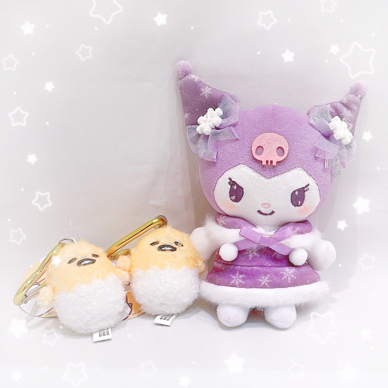 むにゅぐるみマスコット snow fantasy クロミ マイメロ ステッカー付