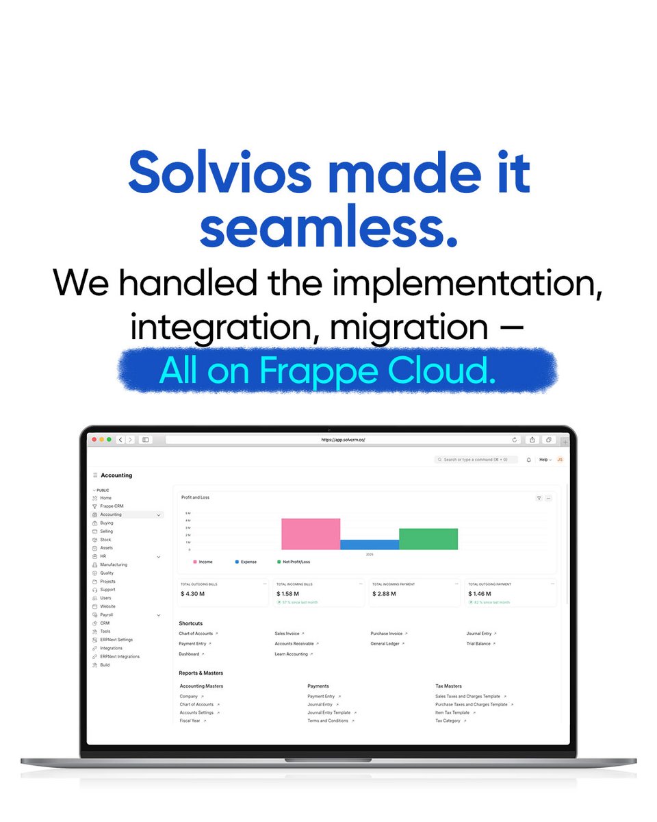solviostech's tweet image. 🚨 Still juggling QuickBooks, Salesforce &amp;amp; SOS Inventory?

A U.S. kitchen remodeling biz came to us, drowning in tools, and we unified it all with ERPNext on Frappe Cloud.
Now? Everything flows in one tab. ⚡

📩 info@solvios.technology

 #ERPNext #FrappeCloud #SolviosTechnology