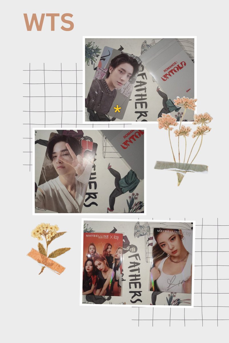 Non_alterego's tweet image. WTS pc ready ina

Haechan dream()scape ht
Jaehyun album keyring ver
Jaehyun mumo
Jeno pob kms 1.0 *
Chenle dream()scape
Chenle dreamscape dreamini *
Jake romence:untold wer ver *
niki romence:untold wer ver
Itzy lia x maybelline

— GOOD CONDI
— ada (*), damage 

📍Jateng, Wsb