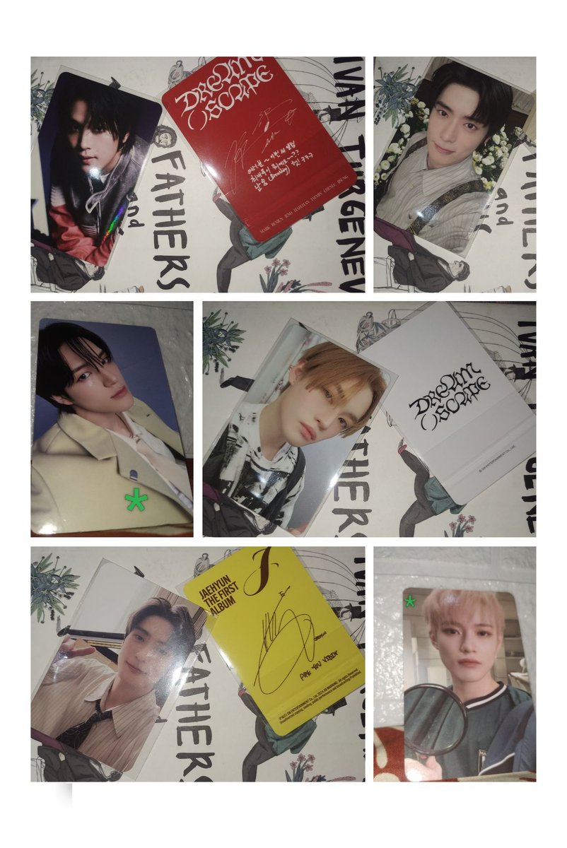Non_alterego's tweet image. WTS pc ready ina

Haechan dream()scape ht
Jaehyun album keyring ver
Jaehyun mumo
Jeno pob kms 1.0 *
Chenle dream()scape
Chenle dreamscape dreamini *
Jake romence:untold wer ver *
niki romence:untold wer ver
Itzy lia x maybelline

— GOOD CONDI
— ada (*), damage 

📍Jateng, Wsb
