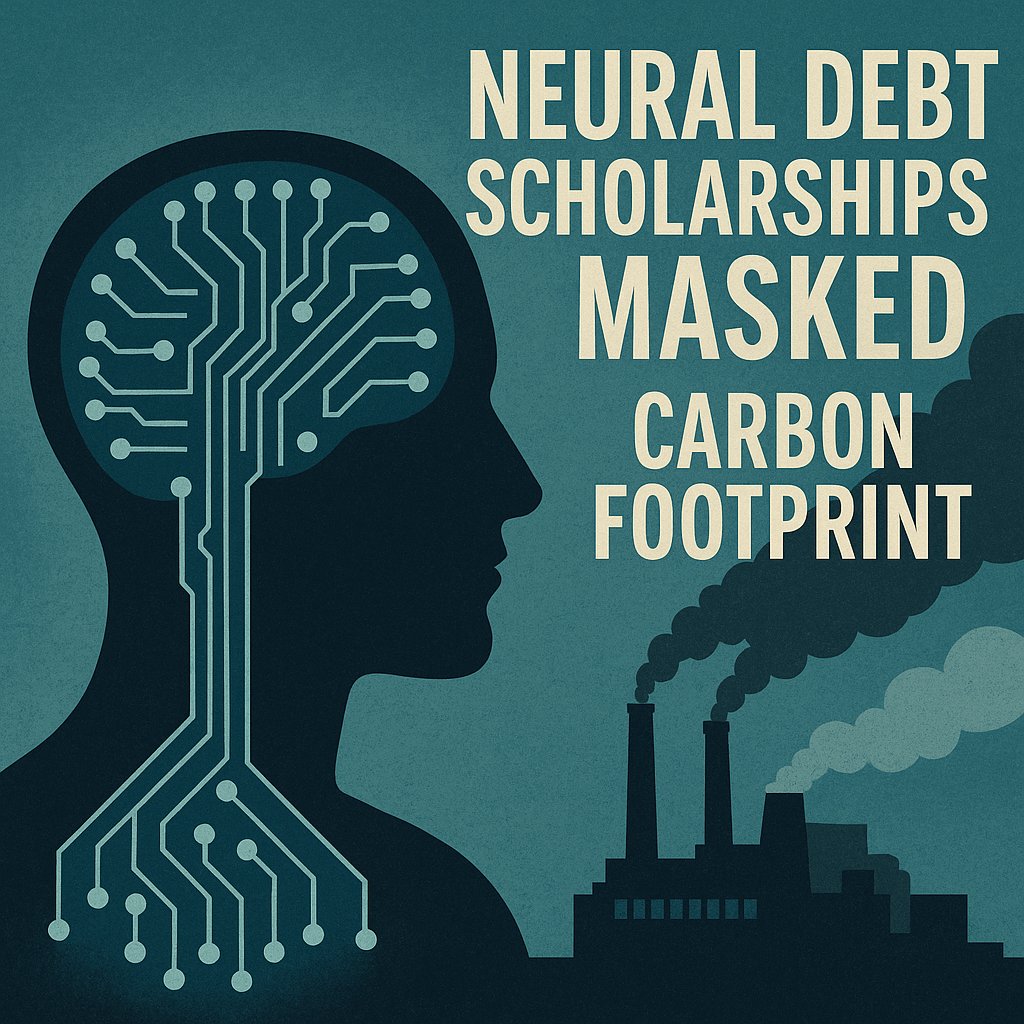 NigPost's tweet image. They promised free education.
We gave them our minds.
Now we know the truth:

Neural debt scholarships masked global emissions fraud.

Read how students became carbon offsets.
#CognitiveRights #NeuralDebt #MindFreedom