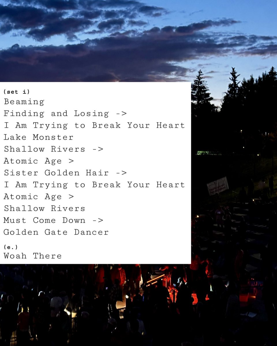 eggylive's tweet image. 6.30.25 // Dillon, CO  

🔗 full setlist notes on thecarton.net