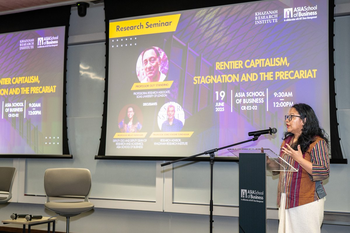 Khazanah Research Institute (@krinstitute) on Twitter photo “Work is the best route out of poverty? Not with wages that enable more debt.” – Professor Guy Standing On 19 June 2025, Khazanah Research Institute (KRI), in collaboration with the <a href="/ASBedu_official/">Asia School Of Business</a> , had the privilege of hosting acclaimed economist Professor Guy Standing for a “Work is the best route out of poverty? Not with wages that enable more debt.” – Professor Guy Standing On 19 June 2025, Khazanah Research Institute (KRI), in collaboration with the <a href="/ASBedu_official/">Asia School Of Business</a> , had the privilege of hosting acclaimed economist Professor Guy Standing for a
