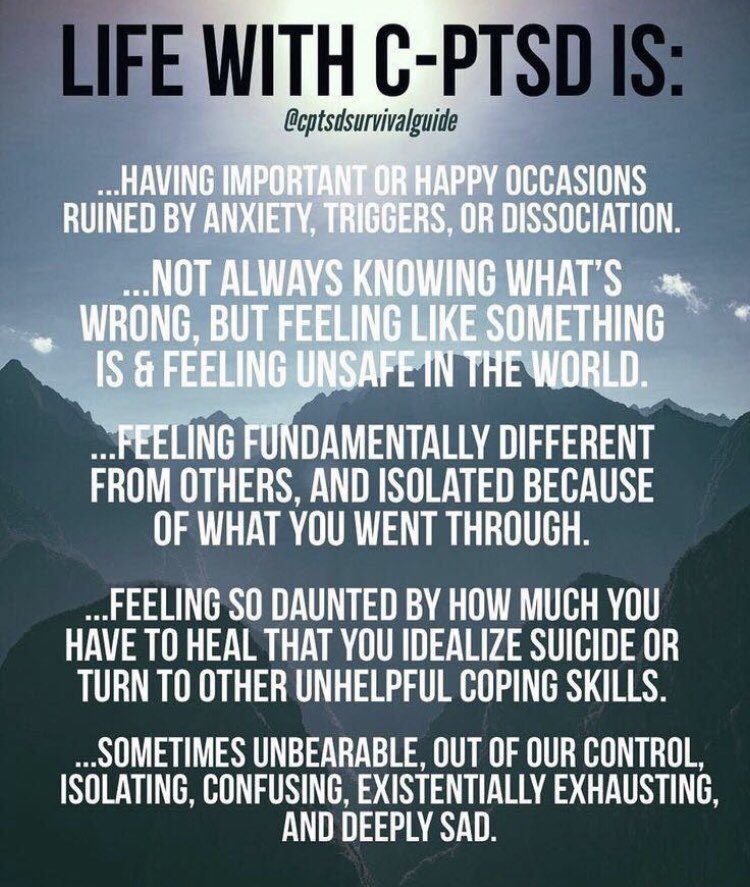 RhiaCrewe's tweet image. 💜 I see you. 
I still venture into the addiction bit of dissociative eating body dysmorphia tendencies. 
I’m not saying it gets or easier it doesn’t.However it does become more manageable or do we just learn to live with it. 💜
#cptsd #dissociation #copingskills #trauma
#healing