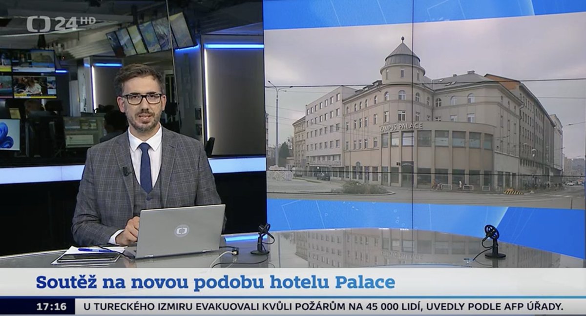 ANTRACIT (@_antracit) on Twitter photo ✨Postoupili jsme do další fáze soutěže na proměnu PALACE✨
V Ostravě jsme včera v rámci prvního workshopu přivítali týmy architektů z různých koutů Evropy, které porota v soutěžním dialogu vybrala.👌
🎙 <a href="/Macura2014/">Tomáš Macura</a> 👇
🎥 Reportáž ČT24 (od 13:30 min):
ceskatelevize.cz/porady/1010149… ✨Postoupili jsme do další fáze soutěže na proměnu PALACE✨
V Ostravě jsme včera v rámci prvního workshopu přivítali týmy architektů z různých koutů Evropy, které porota v soutěžním dialogu vybrala.👌
🎙 <a href="/Macura2014/">Tomáš Macura</a> 👇
🎥 Reportáž ČT24 (od 13:30 min):
ceskatelevize.cz/porady/1010149…